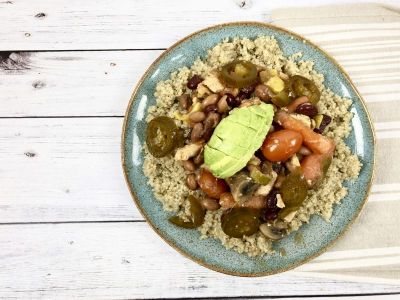 Boosted zucchini mushroom chicken breast