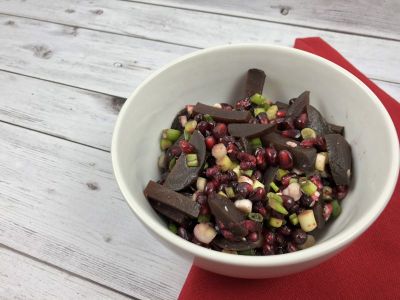 Beet pomegranate salad