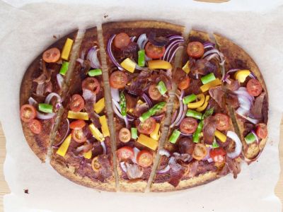 Plantain pizza