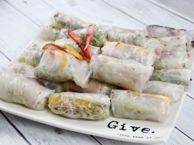 Raw spring roll